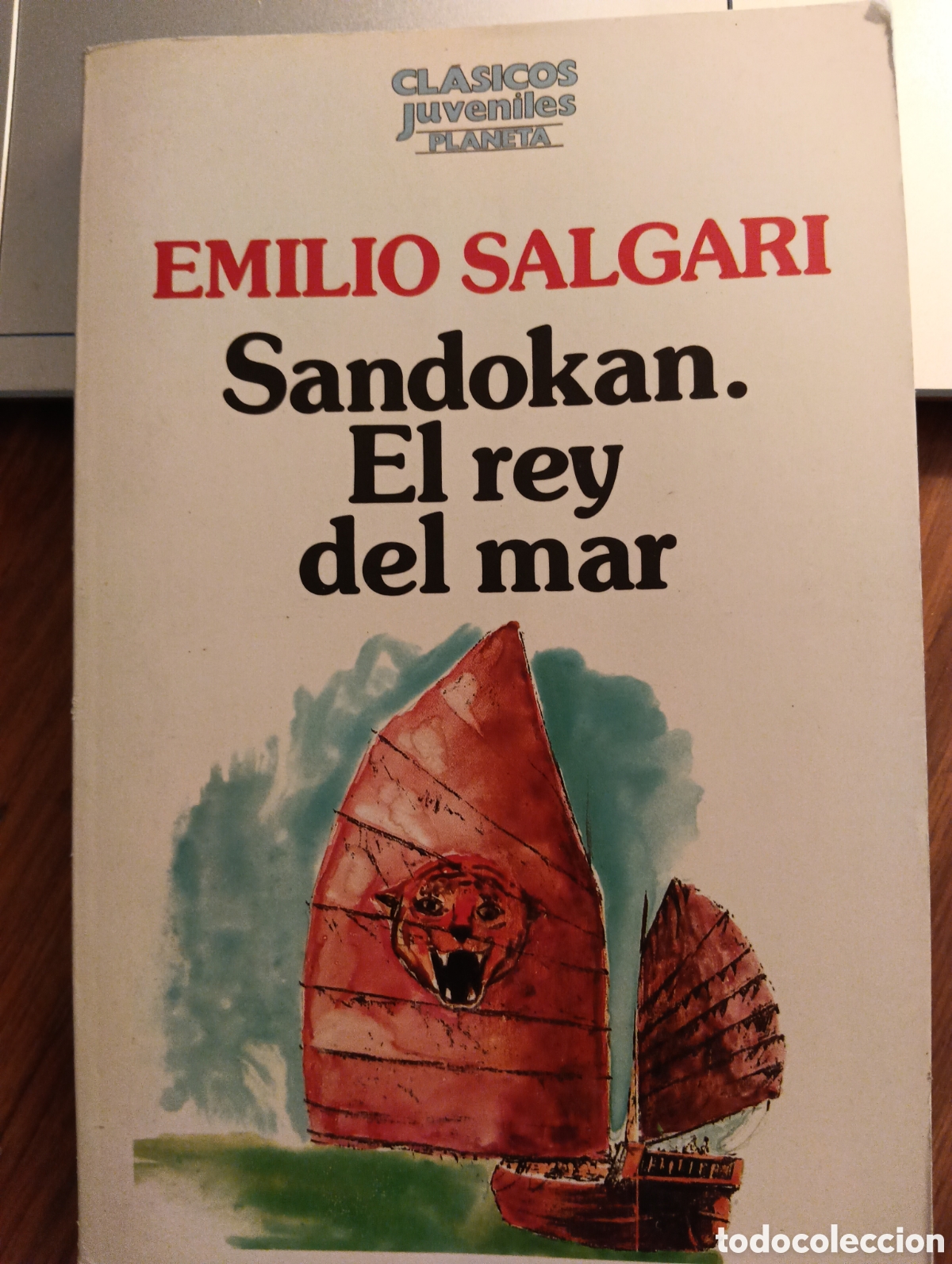 Libros de segunda mano: Sandokan, El rey del mar, Emilio Salgari, editorial Planeta