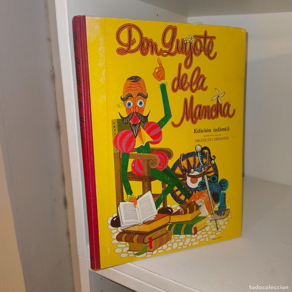 Libros de segunda mano: Don Quijote de la Mancha &ndash; Edici&oacute;n infantil 1972