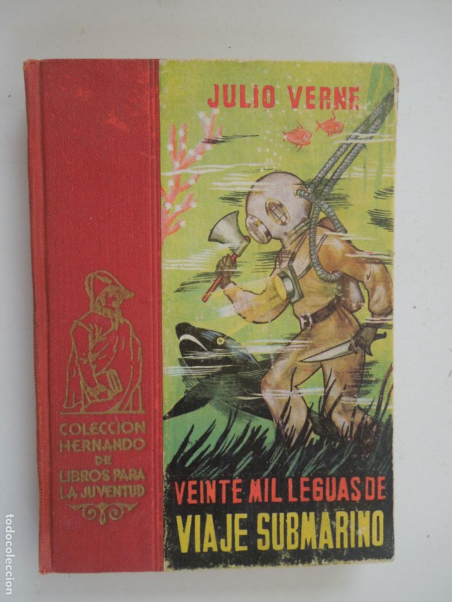Libros de segunda mano: VEINTE MIL LEGUAS DE VIAJE SUBMARINO JULIO VERNE PEDRO MAIRATA ILUSTRACIONES EDITORIAL HERNANDO 1958