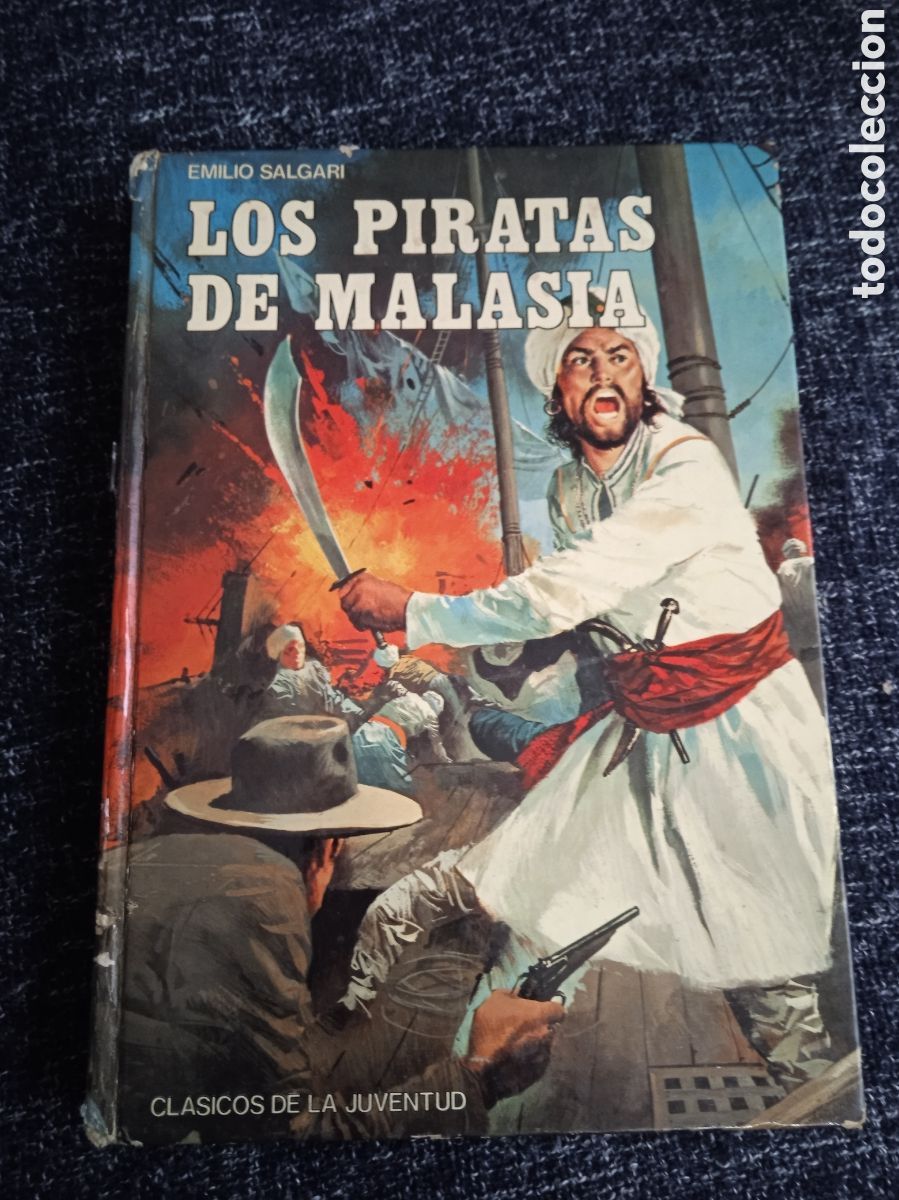 Libros de segunda mano: LOS PIRATAS DE MALASIA / EMILIO SALGARI - CL&Aacute;SICOS DE LA JUVENTUD