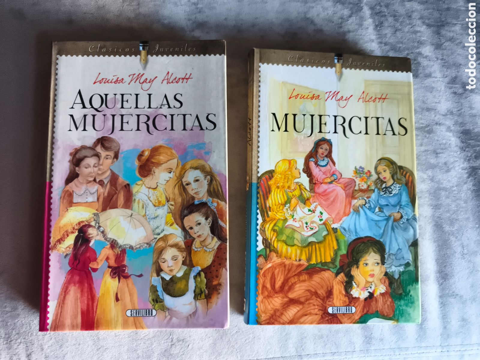 Libros de segunda mano: LOTE 2 LIBROS CL&Aacute;SICOS JUVENILES MUJERCIRAS Y AQUELLAS MUJERCITAS
