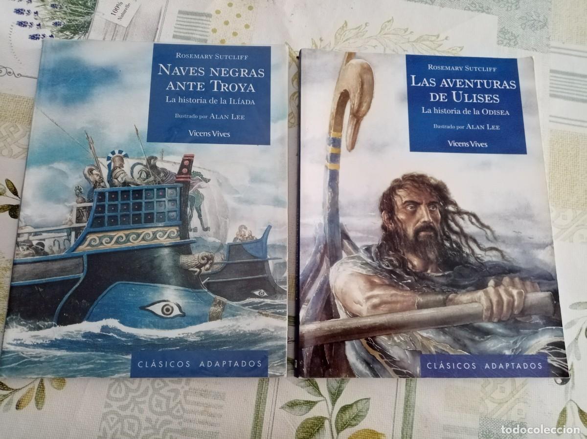 Libros de segunda mano: NAVES NEGRAS ANTE TROYA / LAS AVENTURAS DE ULISES . Rosemary Sutcliff ( VICENS VIVES )