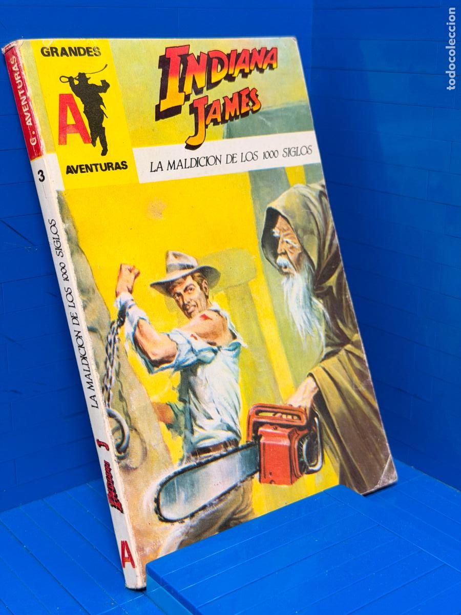 Libros de segunda mano: LA MALDICION DE LOS 1000 SIGLOS - SERIE INDIANA JAMES, GRANDES AVENTURAS N&ordm; 3