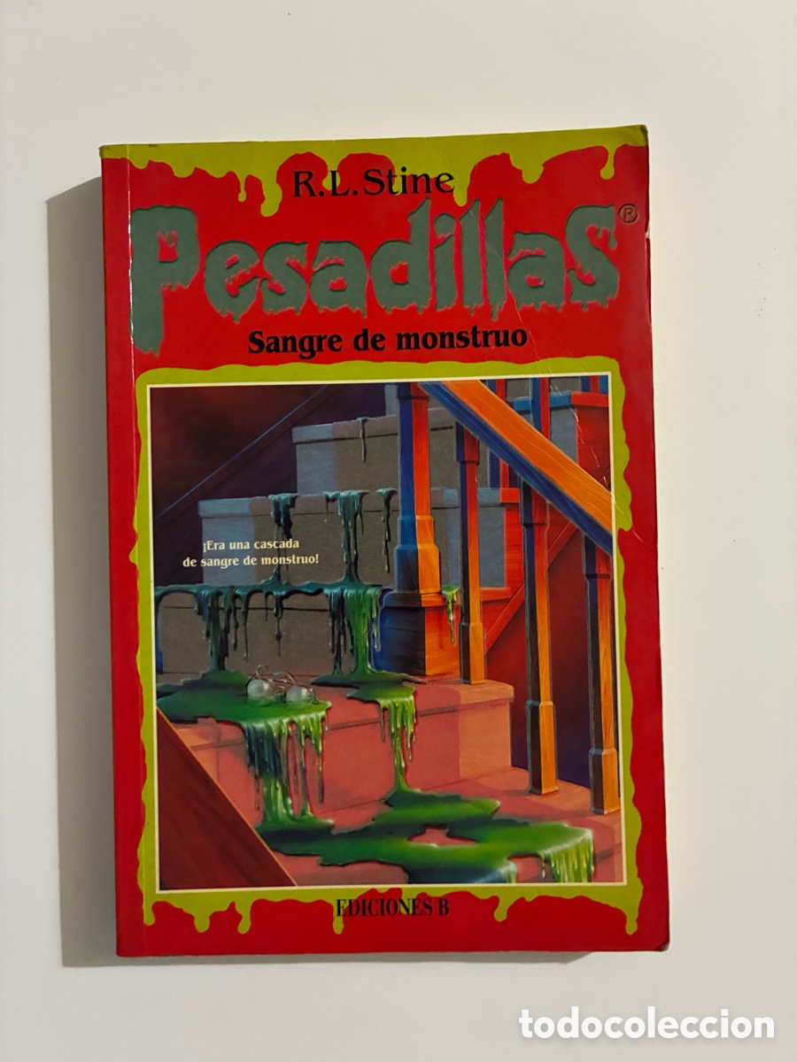 Libros de segunda mano: LIBRO PESADILLAS N&ordm;7/SANGRE DE MONSTRUO/R.L.STINE-EDICIONES B.