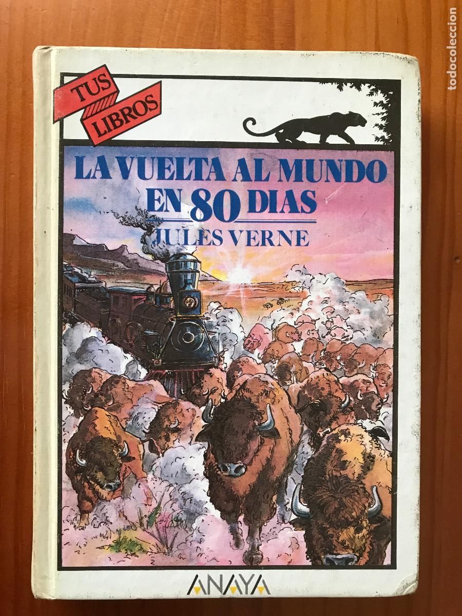 Libros de segunda mano: La vuelta al mundo en 80 d&iacute;as / Jules Verne. Anaya