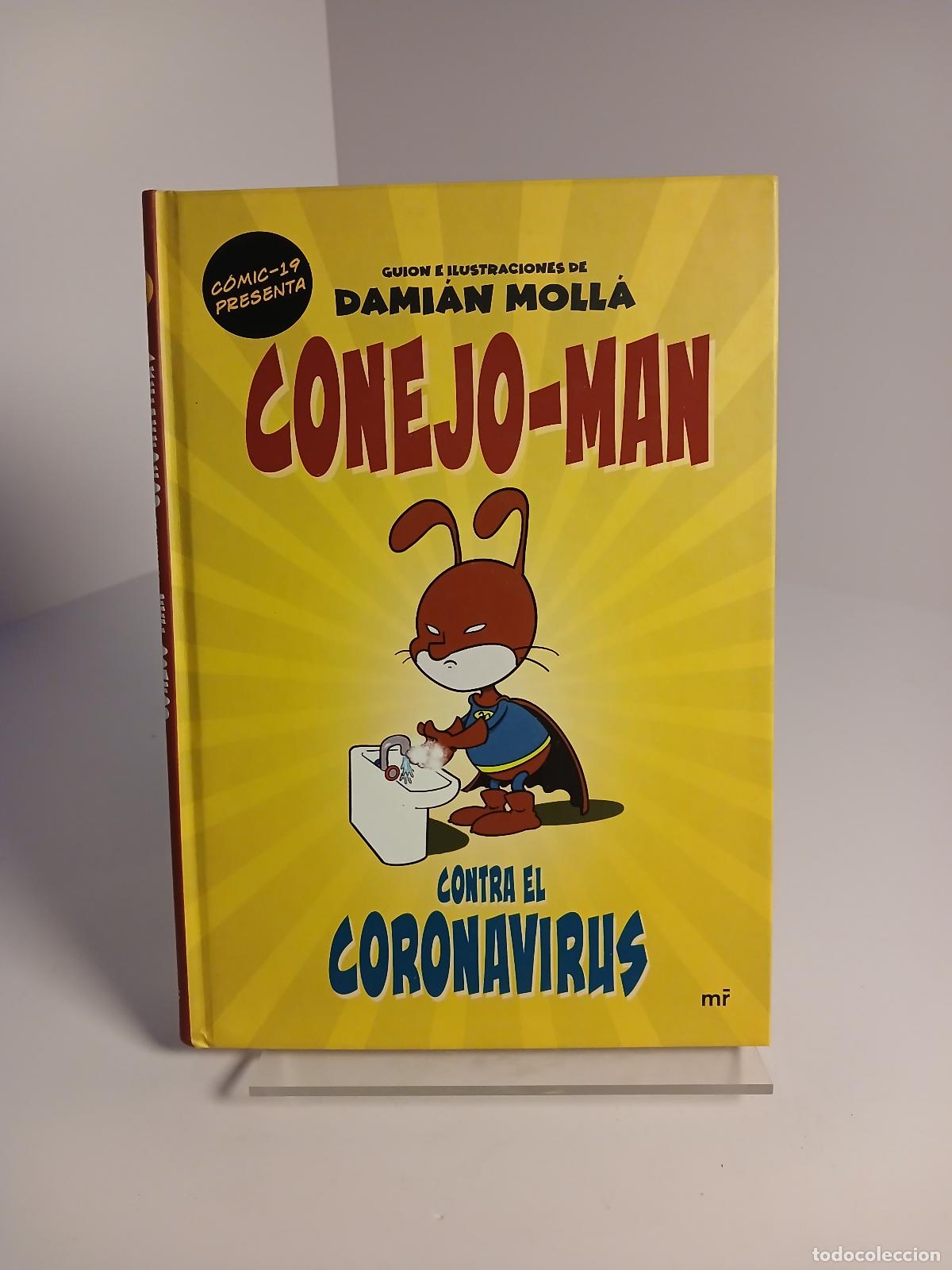 Libros de segunda mano: Conejo-man contra el Coronavirus - Dami&aacute;n Moll&aacute;