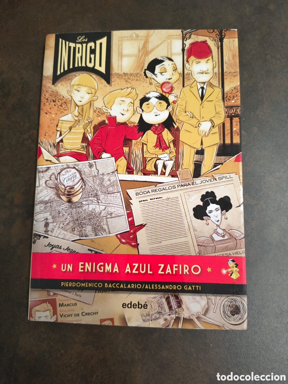 Libros de segunda mano: UN ENIGMA AZUL ZAFIRO DE PIERDOMENICO BACCALARIO Y ALESSANDRO GATTI (EDEBE)