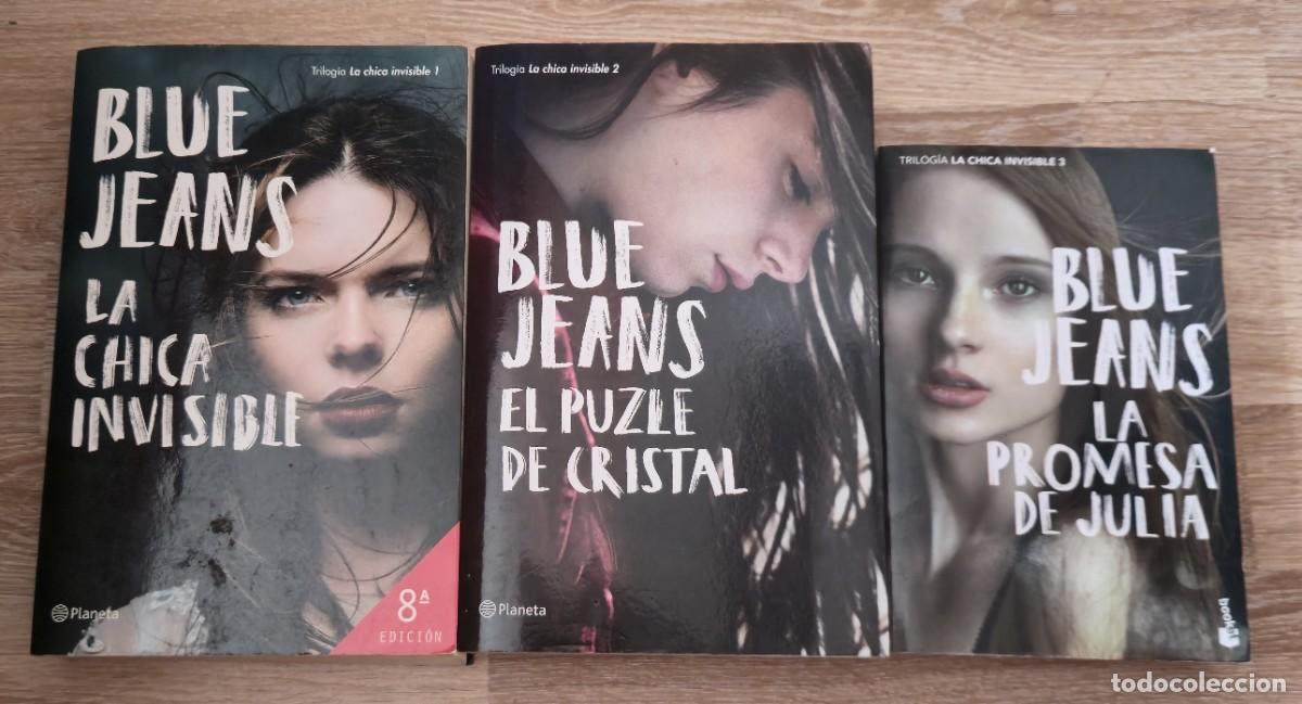 Libros de segunda mano: TRILOG&Iacute;A LA CHICA INVISIBLE - Blue Jeans