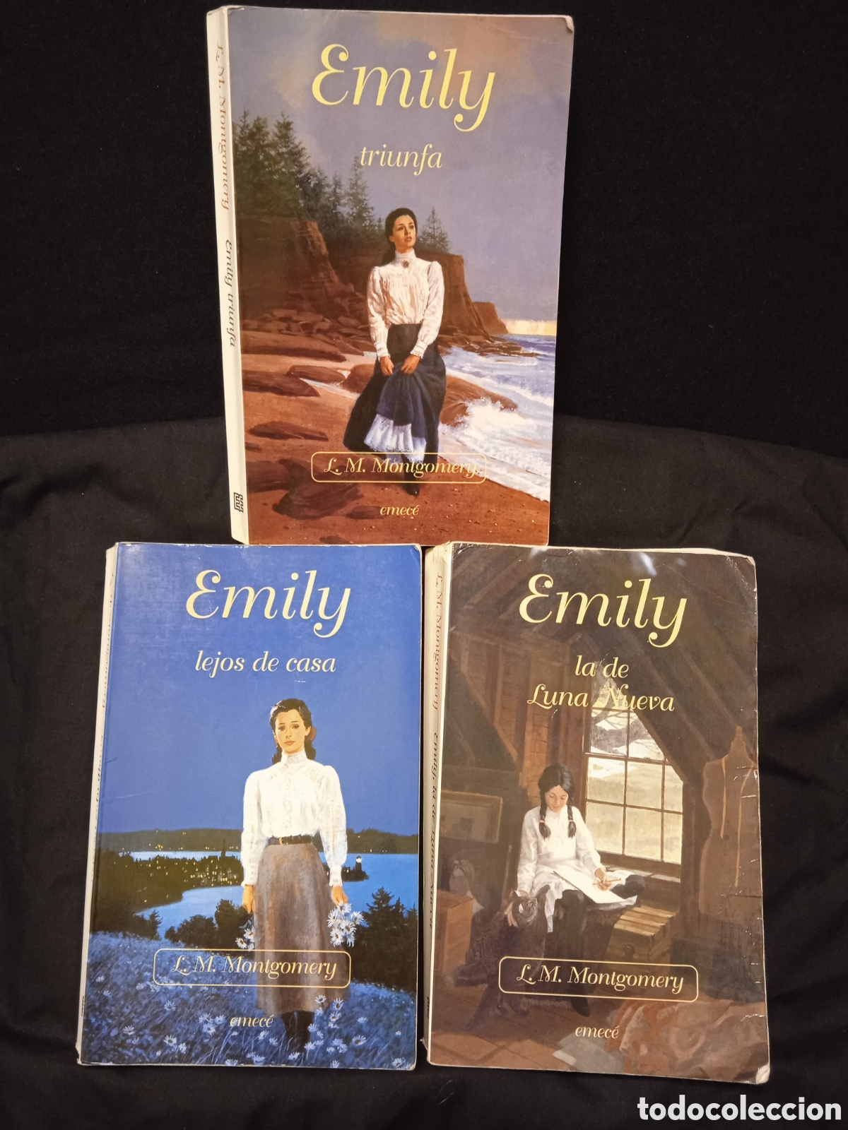 Libros de segunda mano: TRILOG&Iacute;A EMILY LA DE LUNA NUEVA - LUCY MAUDE MONTGOMERY - EMEC&Eacute; 1997 *DA&Ntilde;ADOS*
