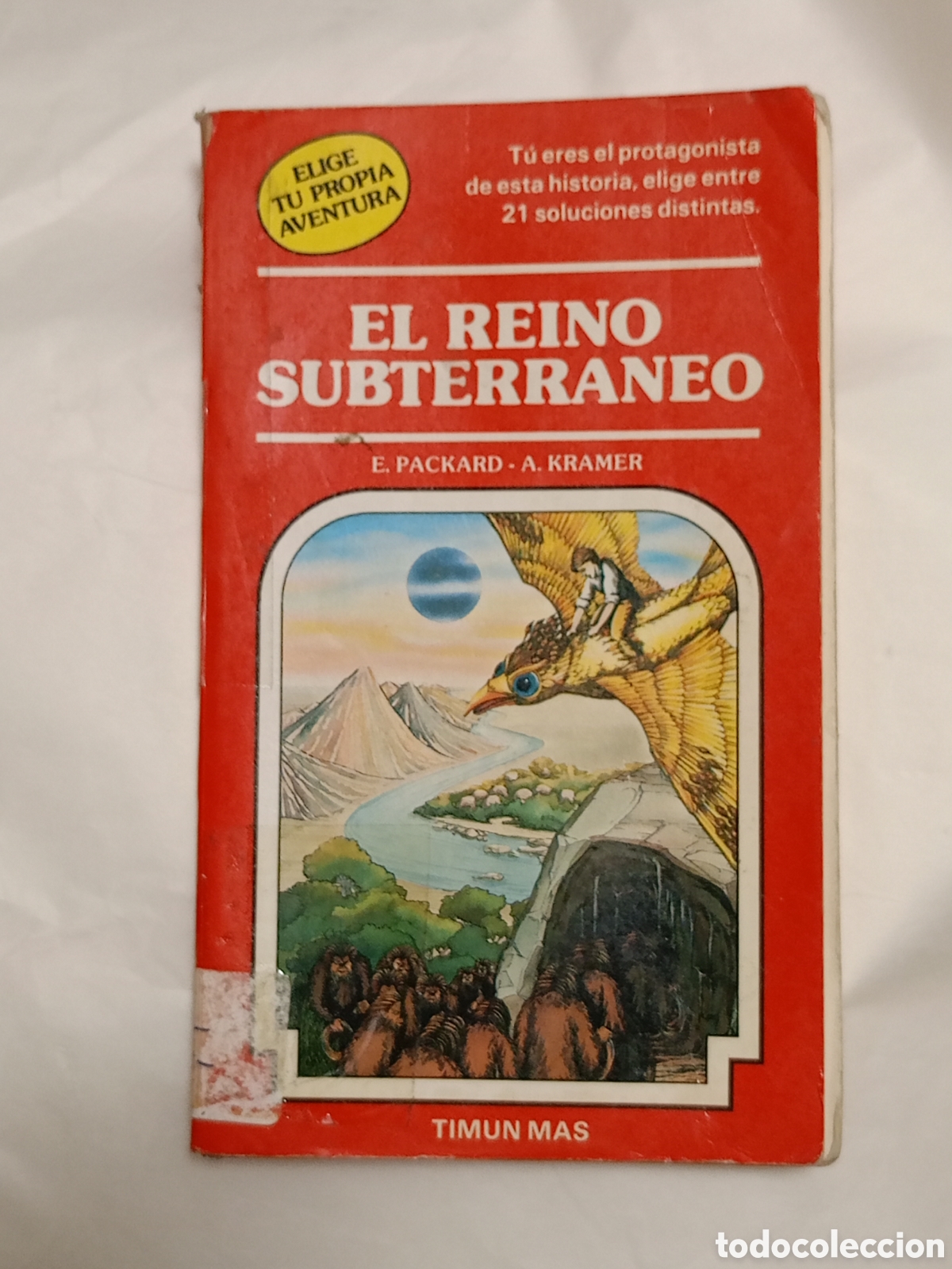 Libri di seconda mano: EL REINO SUBTERR&Aacute;NEO ELIGE TU PROPIA AVENTURA N&ordm; 8 TIMUN MAS - FANTAS&Iacute;A LIBRO JUEGO JUVENIL A&Ntilde;OS 80