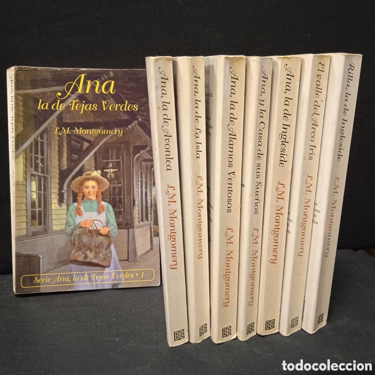 Libros de segunda mano: COLECCI&Oacute;N COMPLETA ANA DE LAS TEJAS VERDES - LUCY MAUDE MONTGOMERY - EMEC&Eacute; 1995 *MUY USADOS*