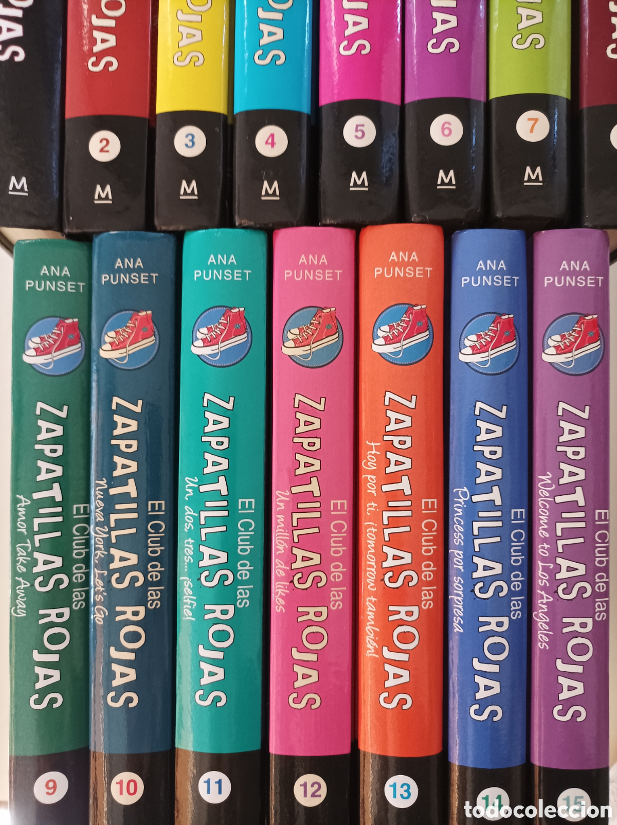 Libros de segunda mano: 15 libros: El club de las zapatillas rojas / Ana Punset. 1 2 3 4 5 6 7 8 9 10 11 12 13 14 15