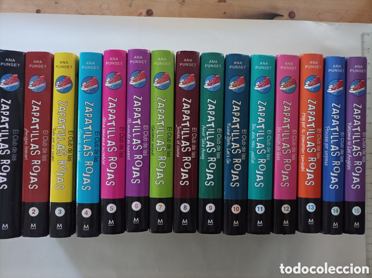 Libros de segunda mano: 15 libros: El club de las zapatillas rojas / Ana Punset. 1 2 3 4 5 6 7 8 9 10 11 12 13 14 15