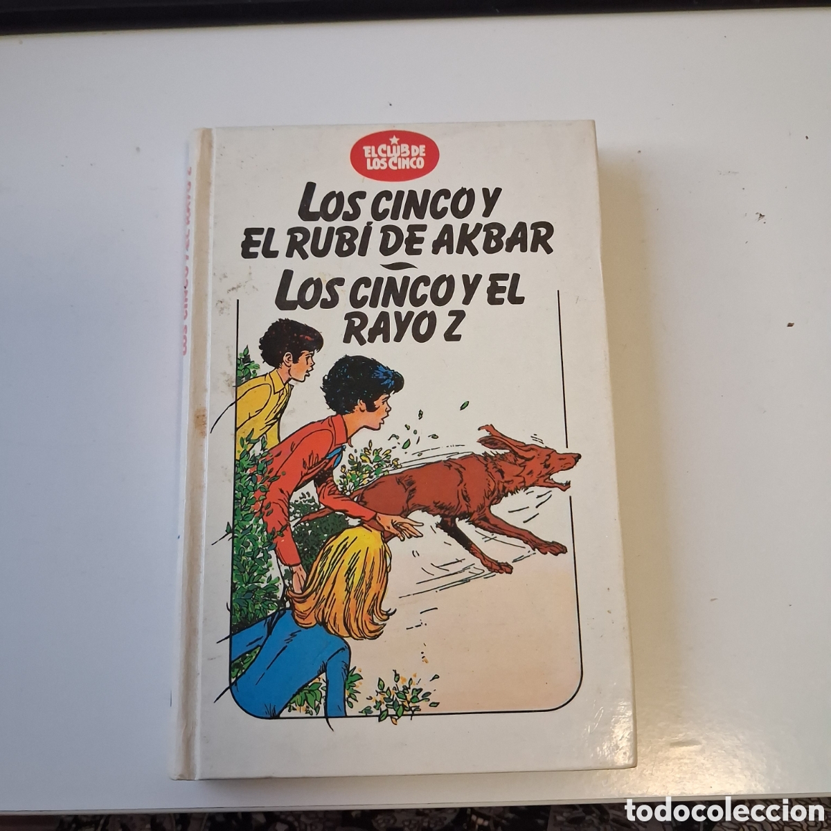 Libri di seconda mano: El club de los cinco - Los cinco y el rub&iacute; de Akbar / El rayo Z - Enid Blyton 1986 C&iacute;rculo Lectores