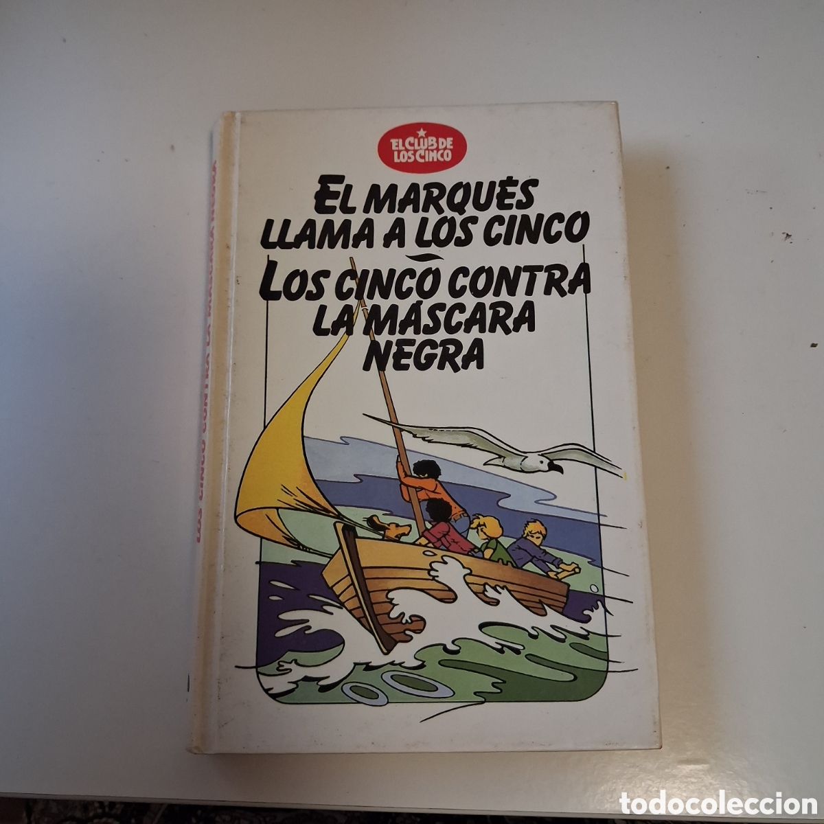 Libros de segunda mano: El club de los cinco- El Marqu&eacute;s llama // contra la m&aacute;scara negra -Enid Blyton 1986 C&iacute;rculo Lectores