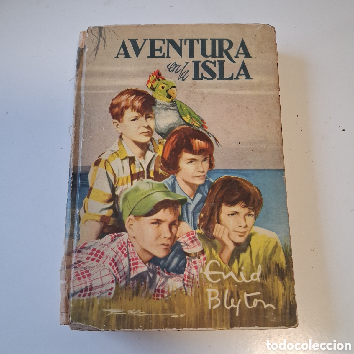 Libri di seconda mano: VENTURA EN LA ISLA, DE ENID BLYTON. 1&ordf; EDICION, a&ntilde;os 50