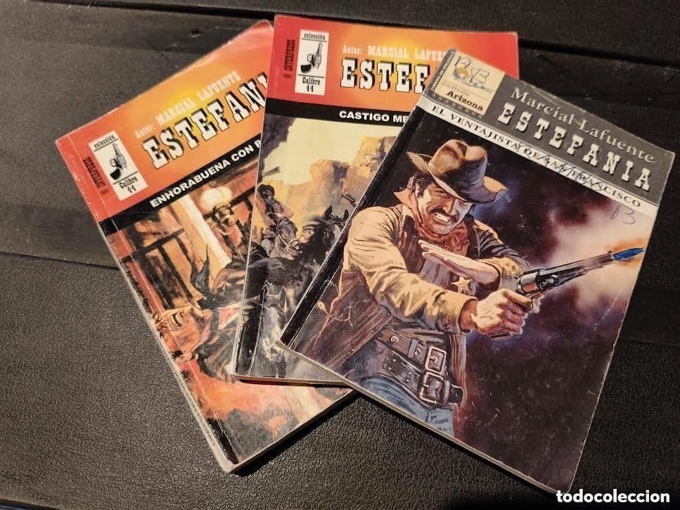 Libri di seconda mano: LOTE 3 NOVELAS ESTEFANIA genero oeste se mandan aleatorias