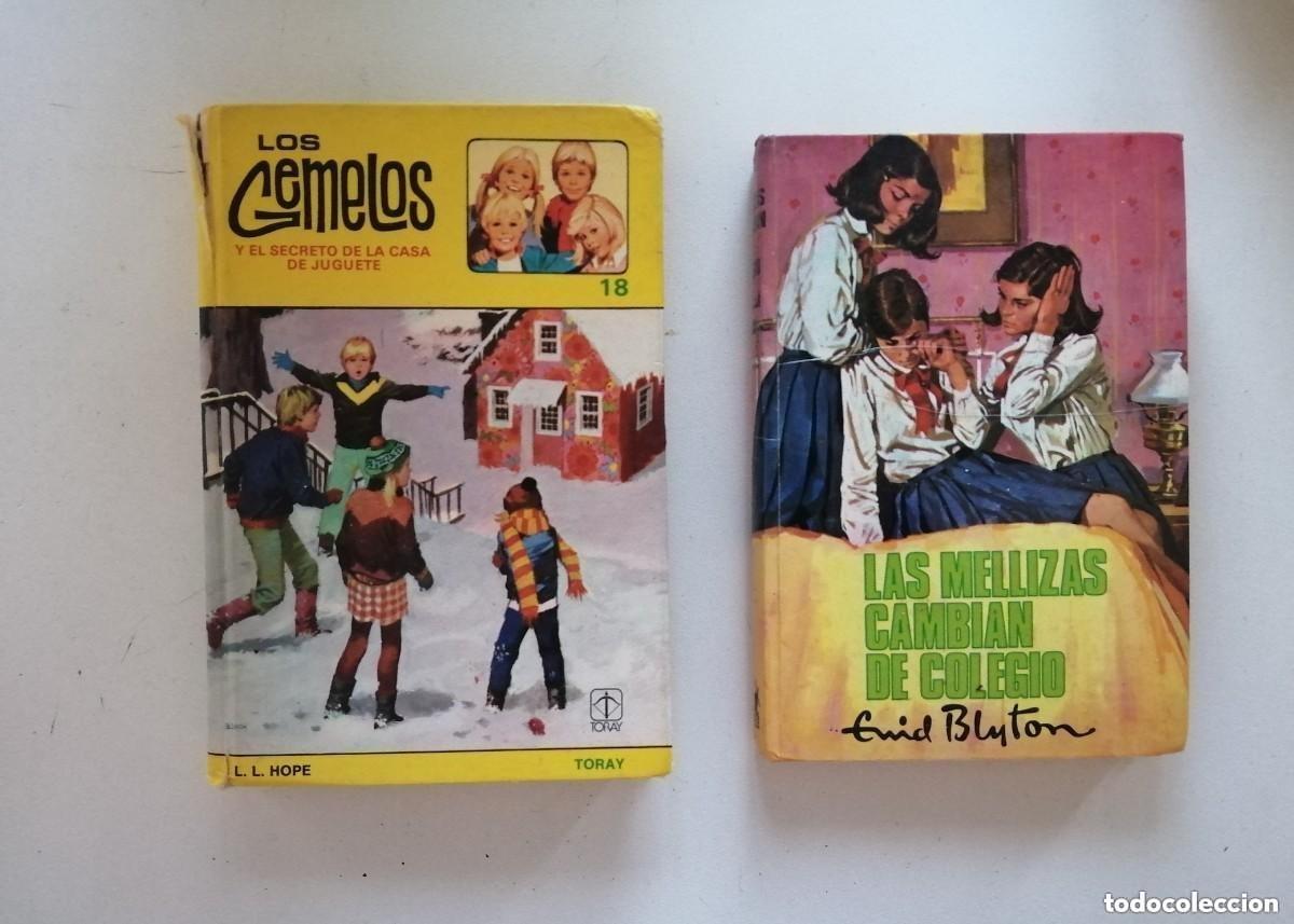 Libri di seconda mano: 2 LIBROS JUVENILES - LOS GEMELOS, L.L.HOPE - LAS MELLIZAS, ENID BLYTON