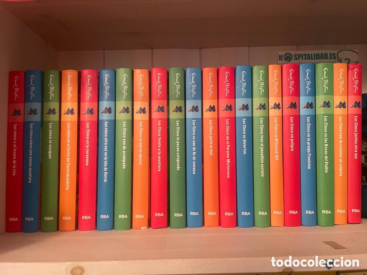 Libros de segunda mano: Colecci&oacute;n completa Los cinco - Enid Blyton -RBA