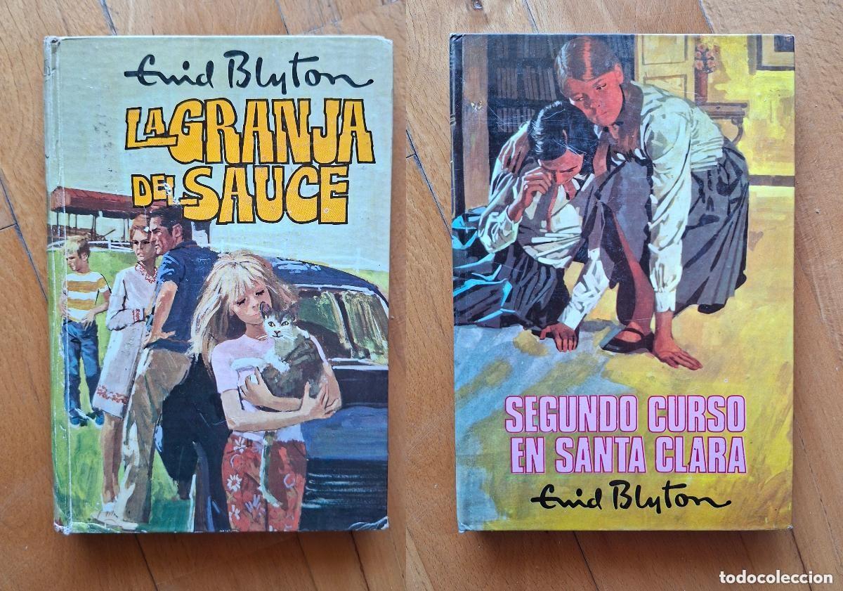 Libri di seconda mano: ENID BLYTON - 2 LIBROS JUVENILES - LA GRANJA DEL SAUCE, 2&ordm; CURSO EN SANTA CLARA, ENID BLYTON