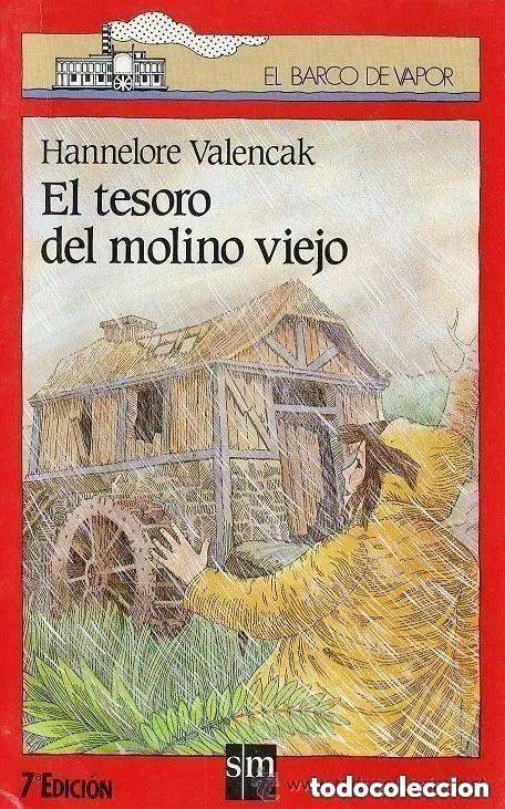 Libros de segunda mano: El tesoro del molino de viento - Barco de vapor - ediciones sm - 7a edici&oacute;n - a&ntilde;o 1987