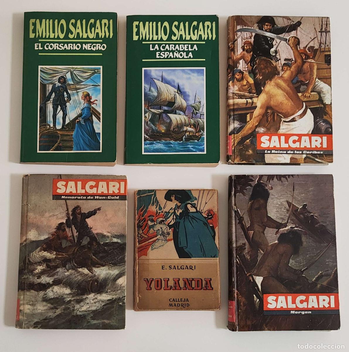 Libros de segunda mano: Colecci&oacute;n Piratas del Caribe de Emilio Salgari
