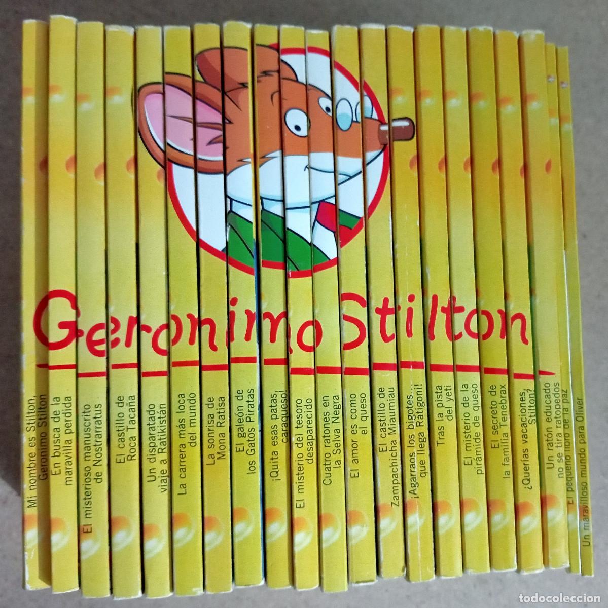 Libros de segunda mano: COLECCI&Oacute;N COMPLETA 21 LIBROS GER&Oacute;NIMO STILTON EDITADOS POR EL PA&Iacute;S EDICIONES DESTINO 2010 OFERTA !!!
