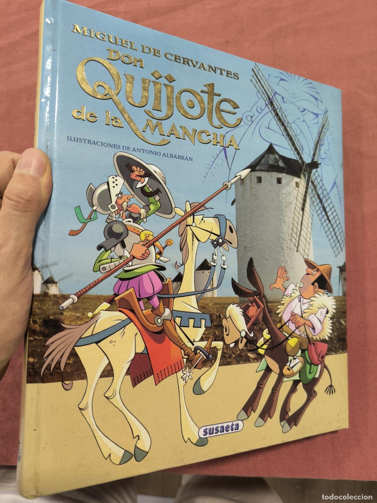 Libros de segunda mano: Libro Don Quijote de la Mancha &ndash; Cervantes Susaeta Infantil Ilustrado Ambr&oacute;s
