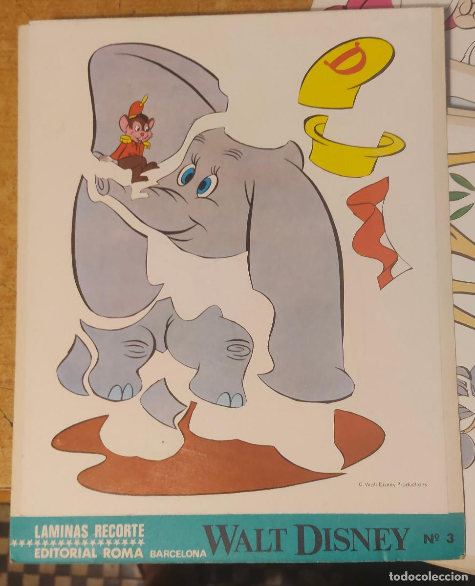Libros de segunda mano: L&Aacute;MINAS RECORTE, N&ordm;. 3- WALT DISNEY.-MANUALES PARA DECORACI&Oacute;N INFANTIL EDITORIAL - ROMA.- BAR.- 1969