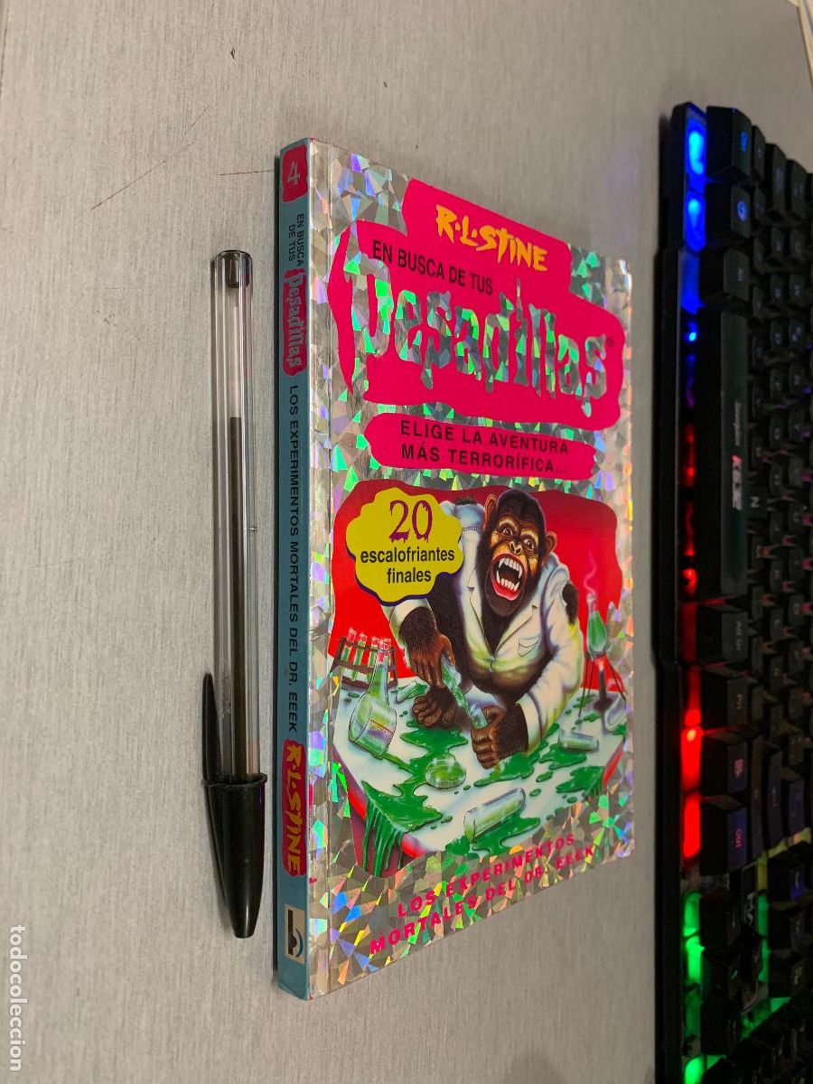 Libros de segunda mano: EN BUSCA DE TUS PESADILLAS 4: LOS EXPERIMENTOS MORTALES DEL DR. EEEK / R.L. STINE / EDICIONES B 1997