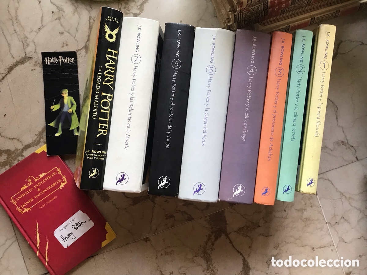 Libros de segunda mano: Harry Potter siete libros . El legado maldito. Animales fant&aacute;sticos & D&oacute;nde encontrarlos