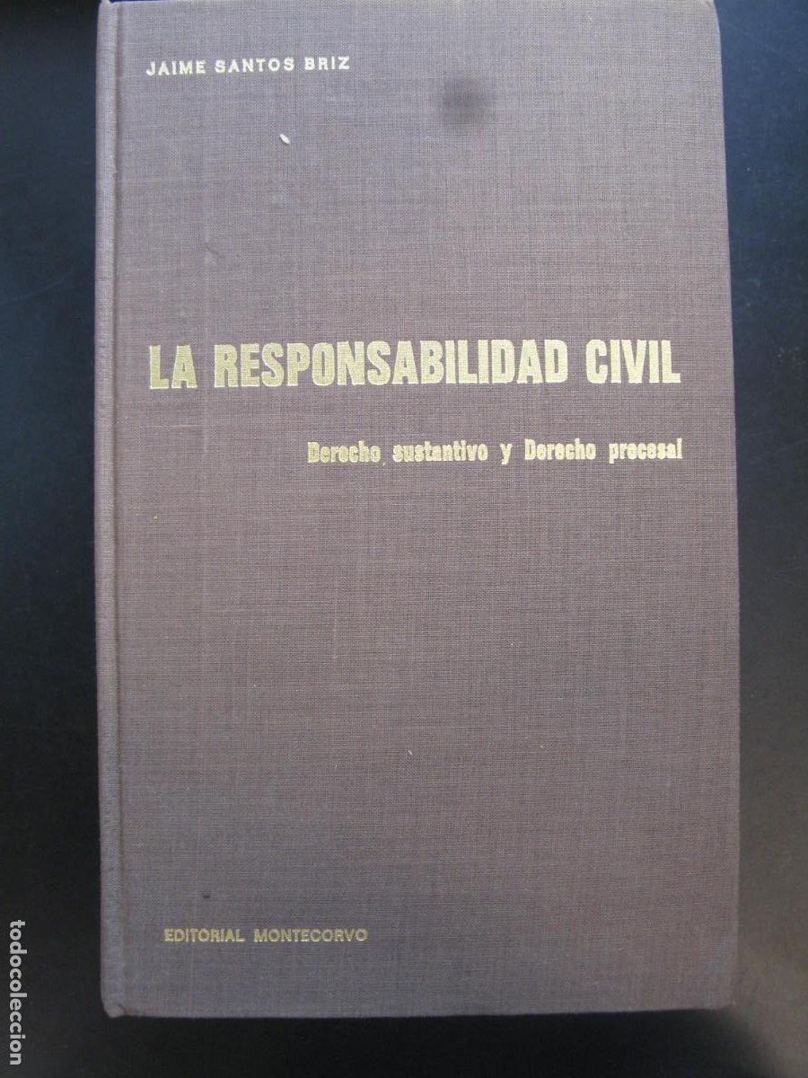 Gebrauchte B&uuml;cher: La responsabilidad civil: Derecho sustantivo y Derecho procesal - Santos Briz, Jaime: