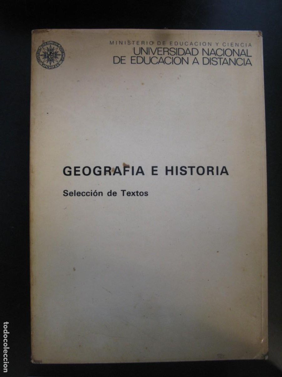 Livros em segunda m&atilde;o: Geograf&iacute;a e historia. Selecci&oacute;n de textos (UNED) VV. AA.