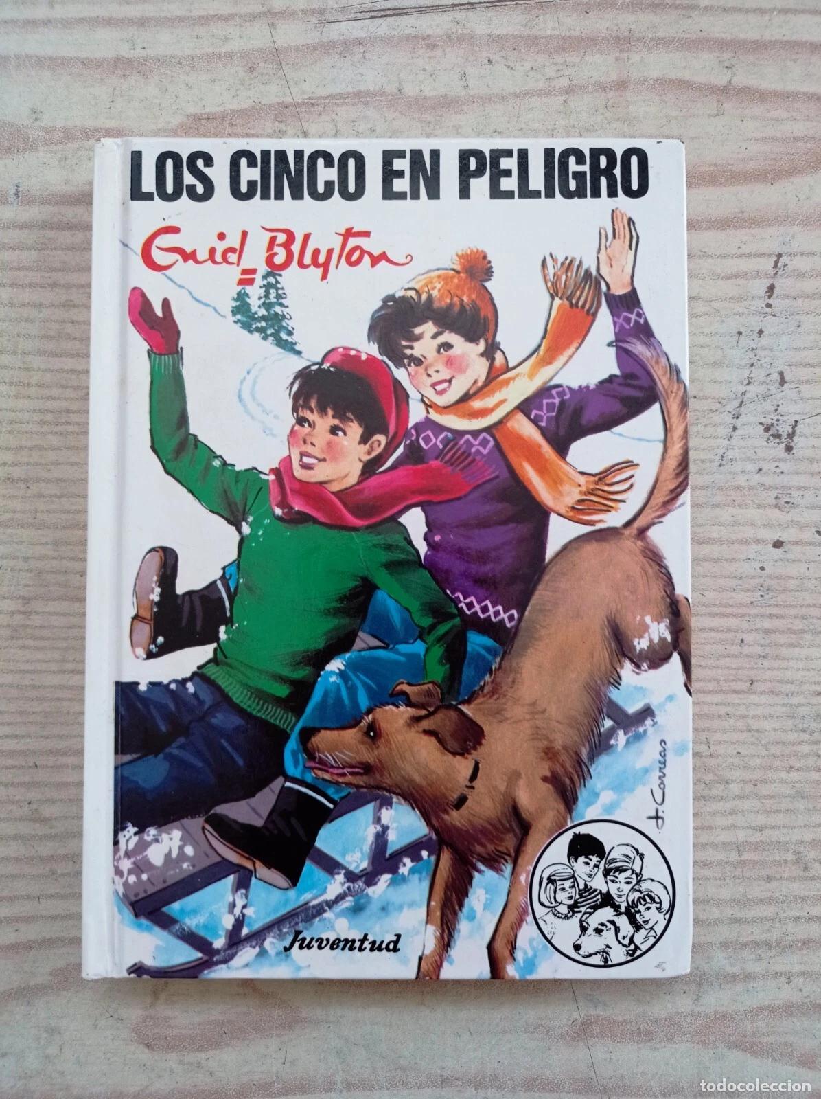 Libros de segunda mano: Los Cinco En Peligro - Enid Blyton - 1992 - Editorial Juventud