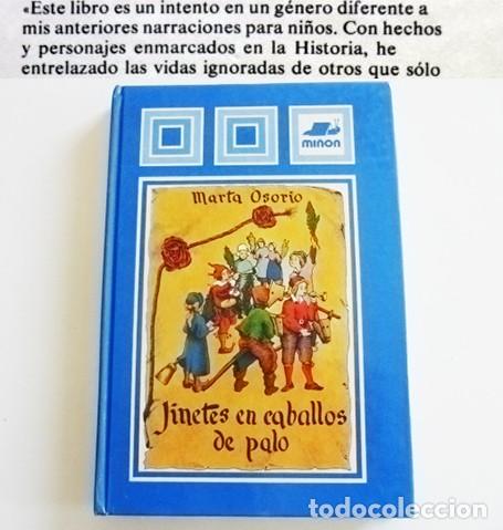 Libros de segunda mano: JINETES EN CABALLOS DE PALO LIBRO INFANTIL MARTA OSORIO ILUSTRADO POR ADOLFO CALLEJA A&Ntilde;OS 80 MI&Ntilde;&Oacute;N
