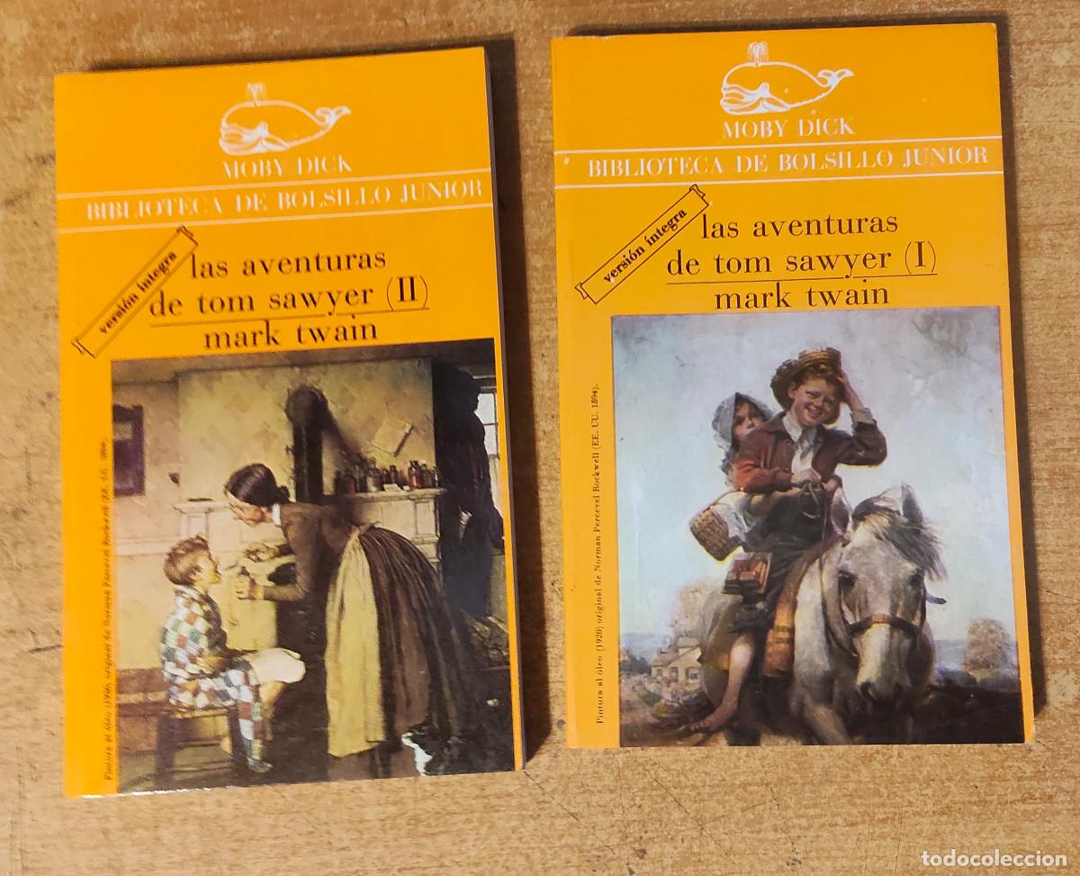 Libros de segunda mano: Las aventuras de Tom Sawyer / Mark Twain . (Moby Dick : Biblioteca de bolsillo junior ; 61,62) 2 lib
