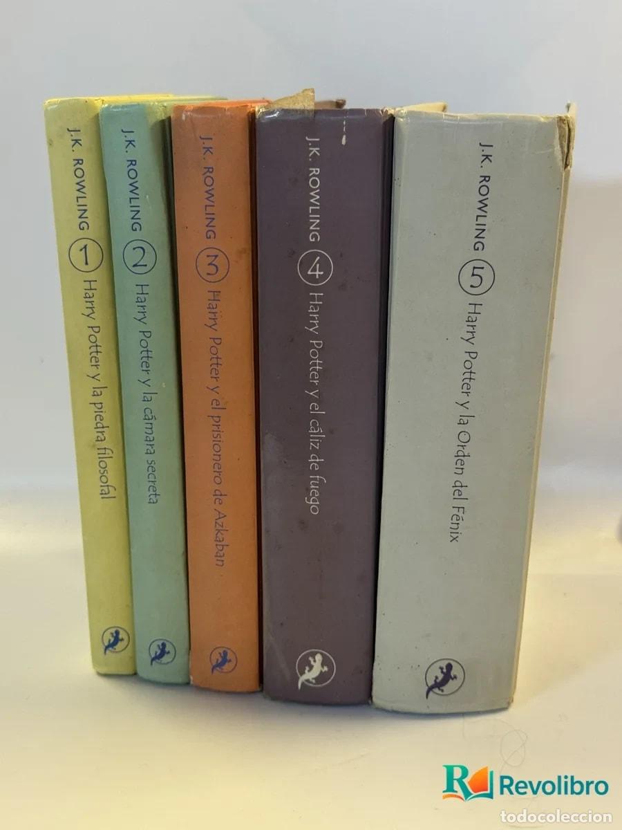 Libros de segunda mano: Lote 5 libros Harry Potter - J.K. Rowling