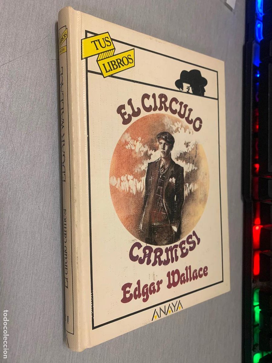 Libros de segunda mano: EL C&Iacute;RCULO CARMES&Iacute; / EDGAR WALLACE / TUS LIBROS ANAYA 1&ordf; EDICI&Oacute;N 1988