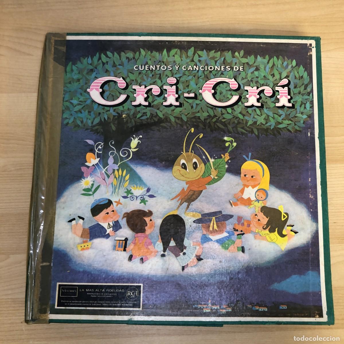 Libros de segunda mano: Cuentos y Canciones de Cri-Cri Vol 1 Selecciones Reader's Digest Caja Completa 9 Discos Vinilo