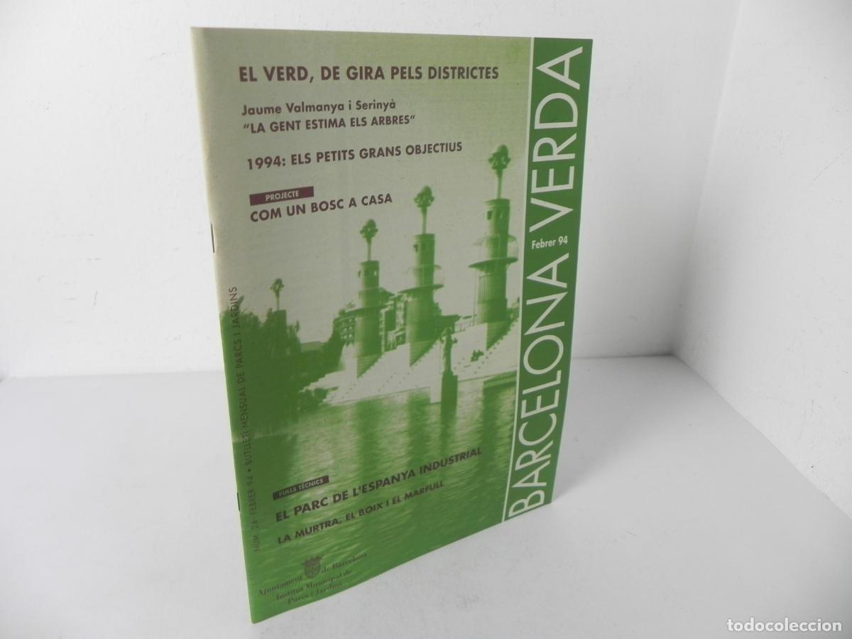 Libros de segunda mano: Revista Barcelona Verda N&ordm; 24 - Febrero 1994 - Butllet&iacute; de Parcs i Jardins