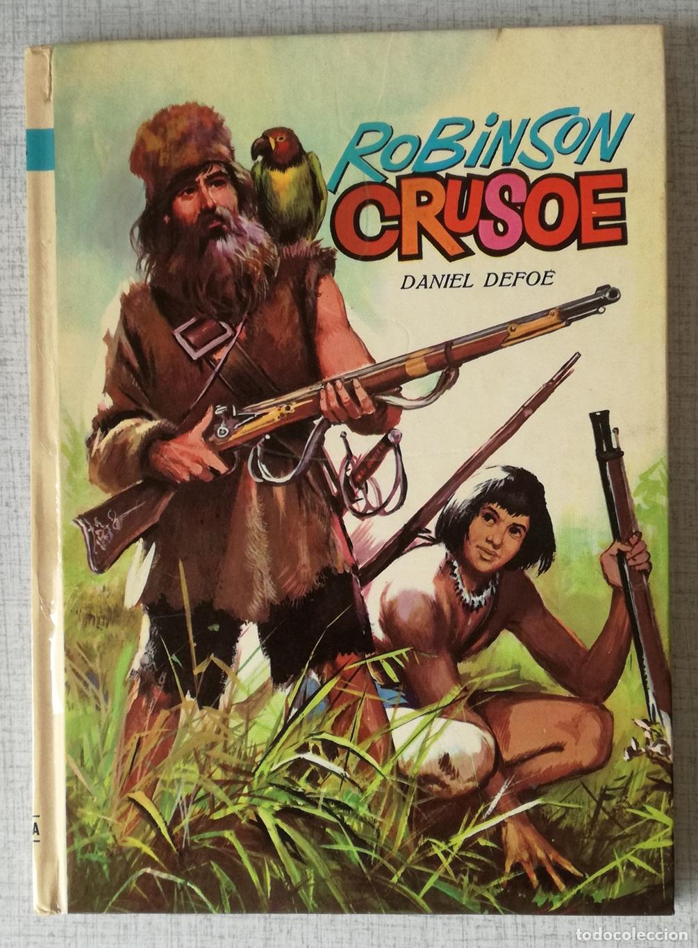 Libros de segunda mano: Robinson Crusoe - Daniel Defoe; Editorial Vasco Americana EVA, Coleccion Amable n&ordm; 18