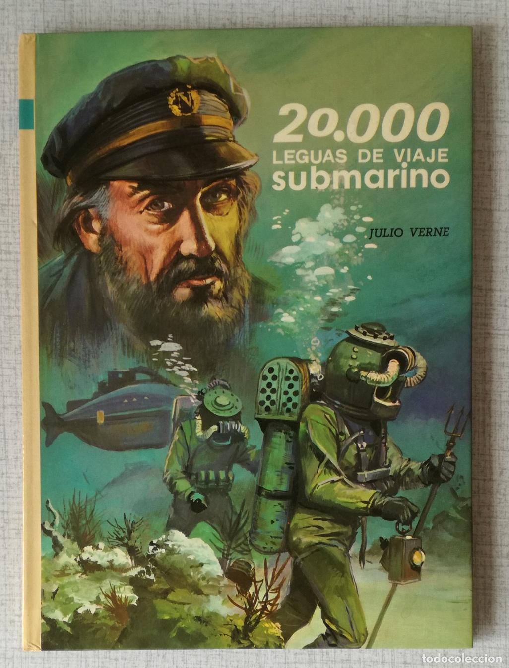Libros de segunda mano: 20.000 leguas de viaje submarino - Julio Verne; Editorial Vasco Americana EVA, Coleccion Amable n&ordm; 4