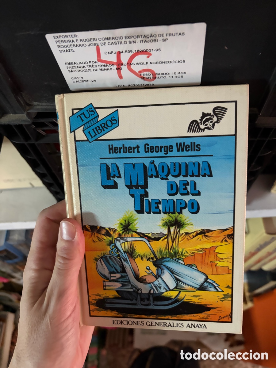 Libros de segunda mano: Caja46 Herbert George Wells LA M&Aacute;QUINA DEL TIEMPO Anaya tus libros