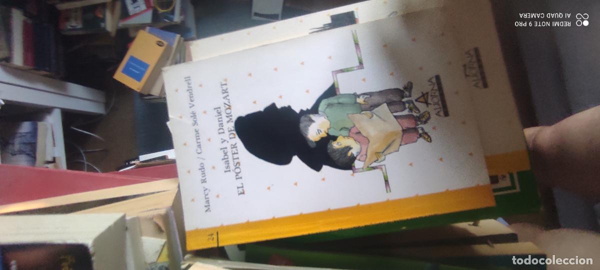 Libros de segunda mano: Isabel y Daniel, el P&oacute;ster de Mozart - Miguel Rold&aacute;n - Aliorna - Baobab, N&ordm; 24