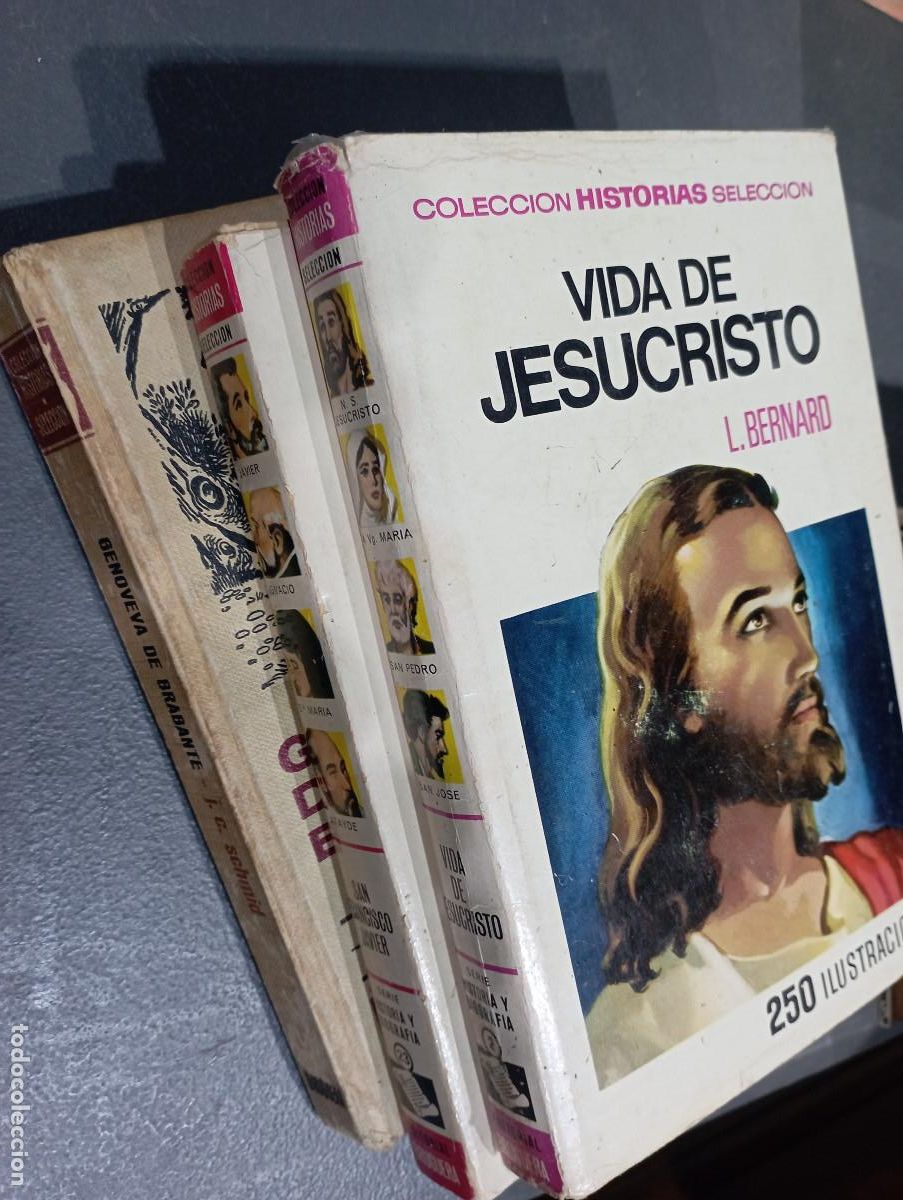Libros de segunda mano: Coleccion historias seleccion VIDA DE JESUCRISTO - SAN FRANCISCO J , GENOVEVA DE .ED. BRUGUERA - B6