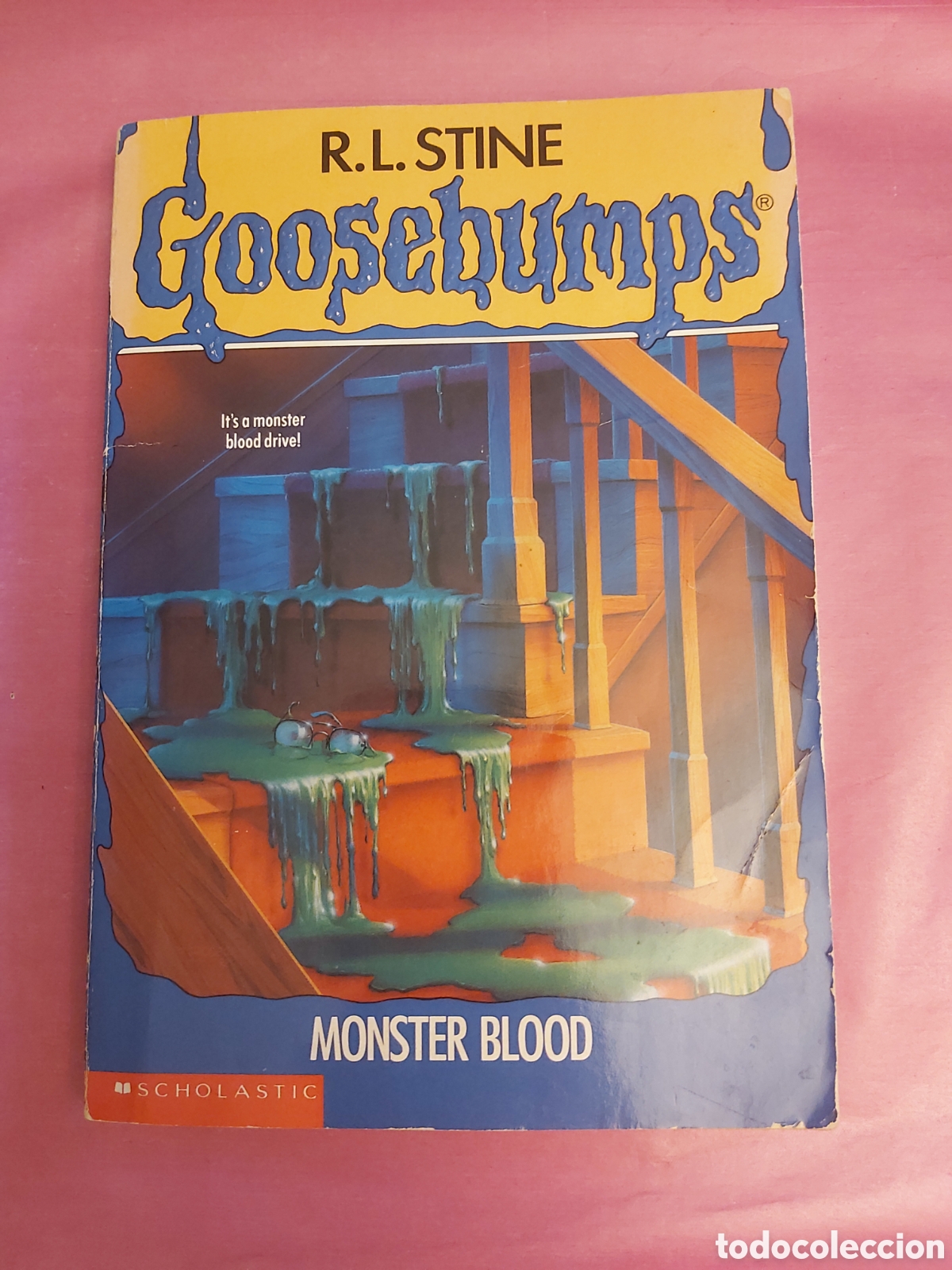 Libros de segunda mano: MONSTER BLOOD GOOSEBUMPS R.L.STINE SCHOLASTIC INGL&Eacute;S PRIMERA EDICI&Oacute;N 1992