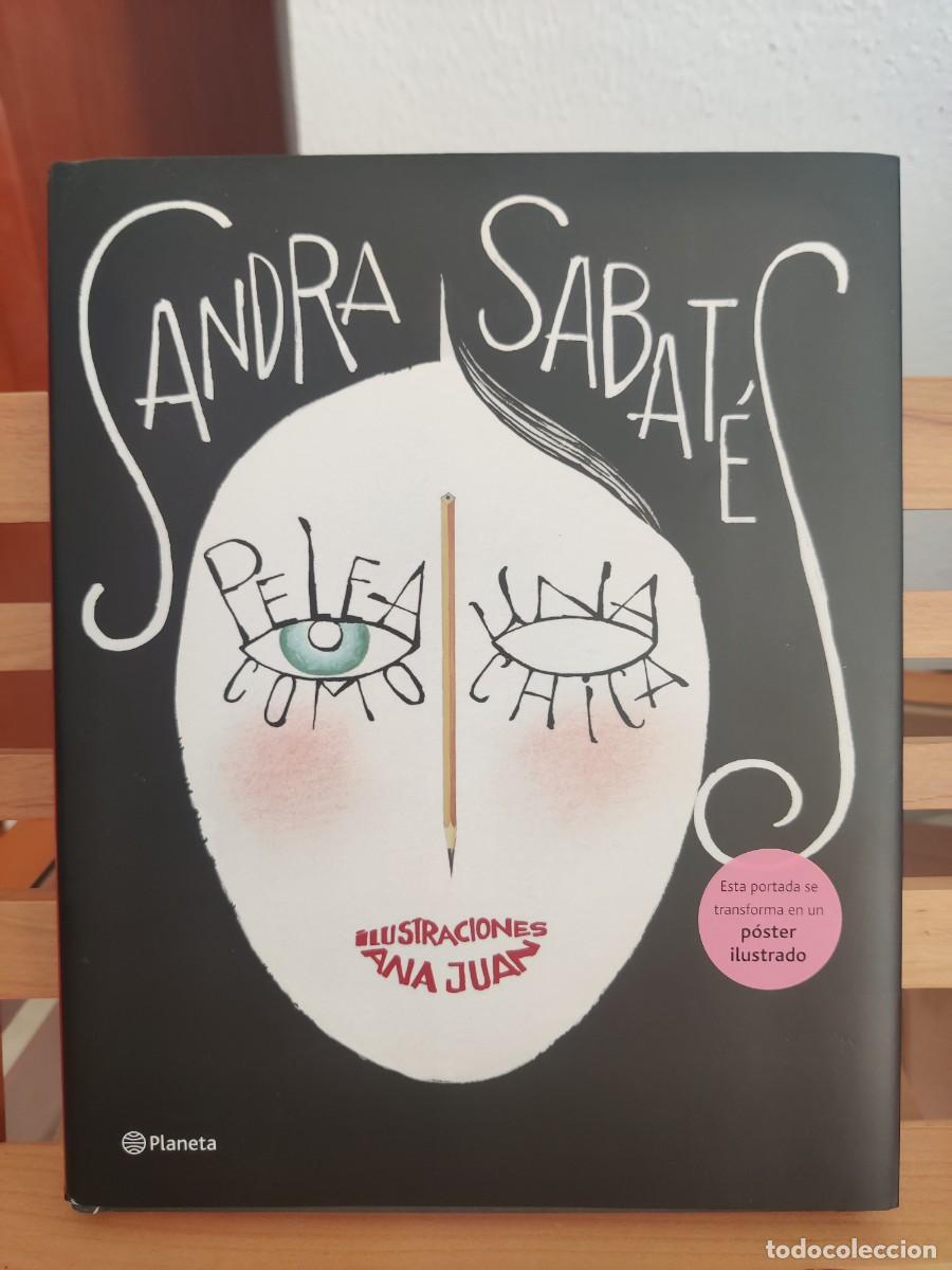Libros de segunda mano: Pelea como una chica, Sandra Sabat&eacute;s, contraportada es un poster dedicatoria a Cristina