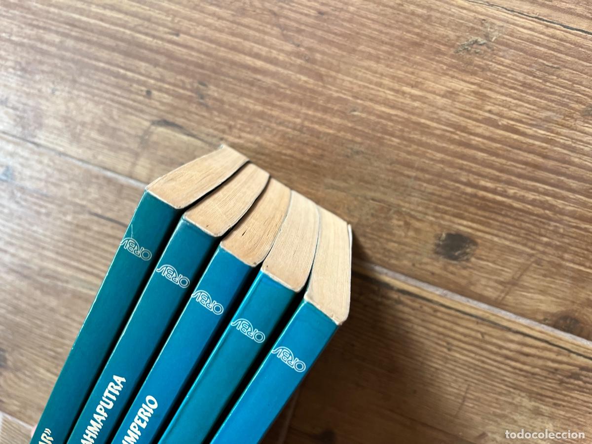 Libros de segunda mano: COLECCI&Oacute;N EMILIO SALGARI DE ORBIS FABRI - 5 tomos - Foto 3