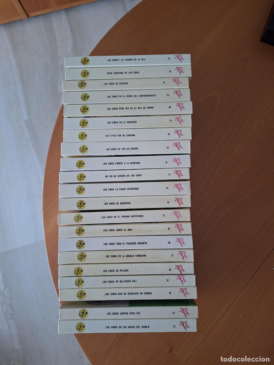Libros de segunda mano: Colecci&oacute;n de los 21 libros de LOS CINCO, de Enid Blyton