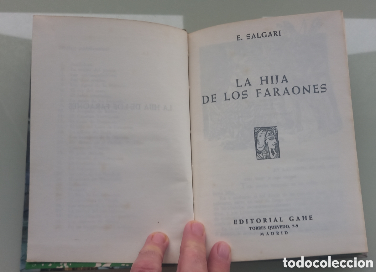 Libros de segunda mano: SALGARI, TRES LIBROS DE GAHE, 1970 - Foto 10